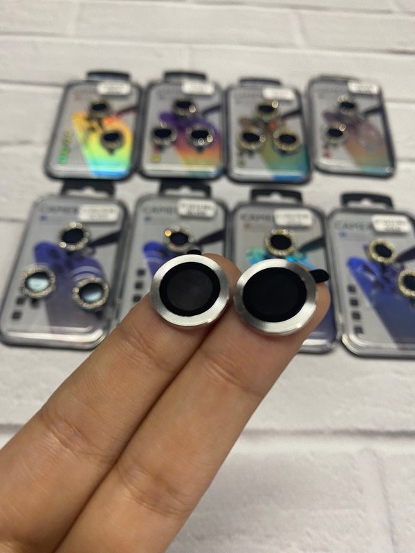 Producto - Templado para cámaras metálico PLATEADO iPHONE 17 pro/ pro max