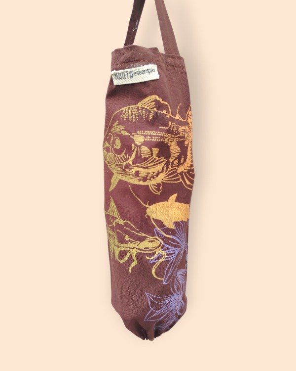 Producto - Bolsero "Peces de Río Marrón"