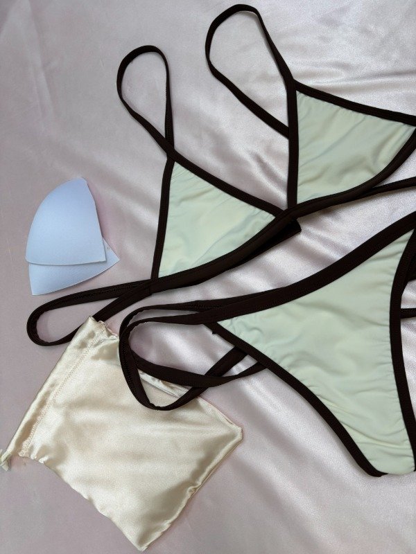 Producto - Bikini Marfil con Chocolate - 5