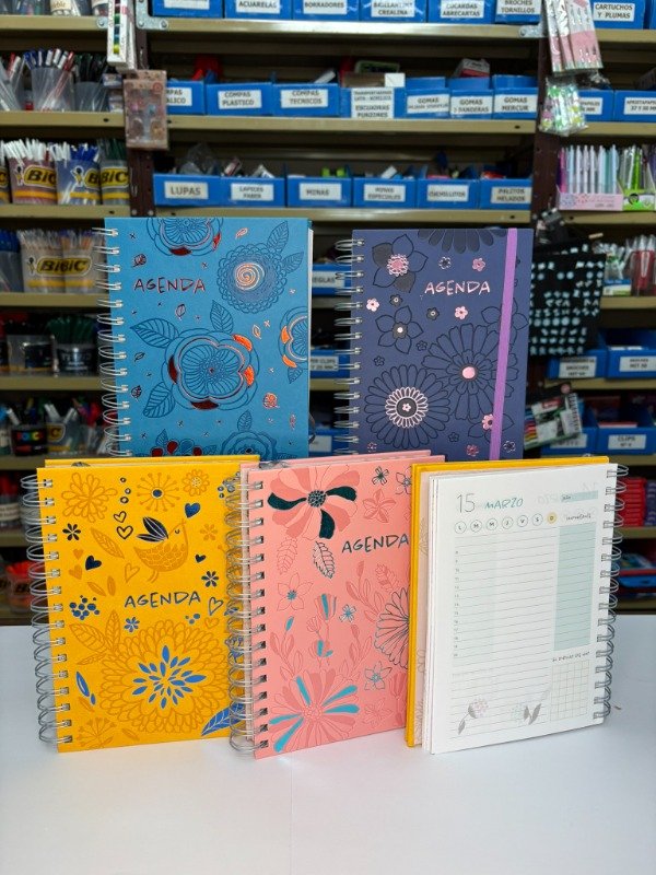 Producto - Agenda Diaria c/espiral R8 Perpetua 15x21cm - "Talbot" - 0