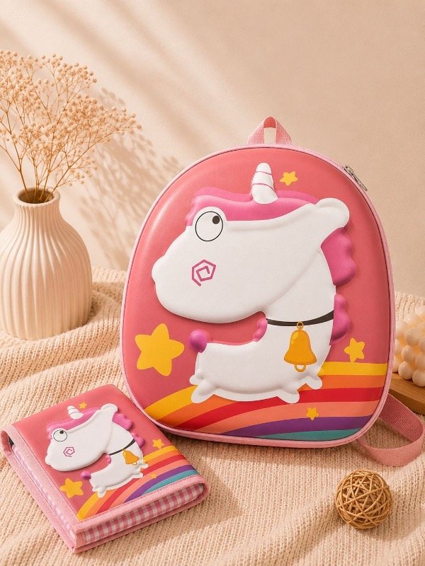Producto - MOCHILA KIDS 3D - UNICORNIO ROSA