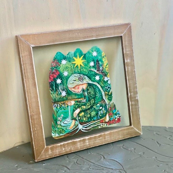 Producto - Estrella de Río/ Marco Dorado Vintage