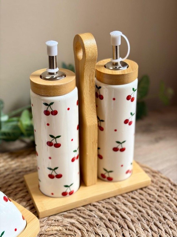 Producto - Aceitero y vinagrero Cereza