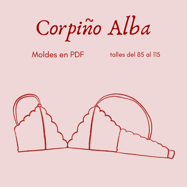 Producto - Molde PDF - Corpiño Alba