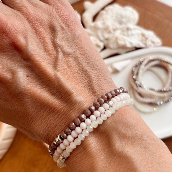 Producto - Pulsera Buganvilla Visón x 3