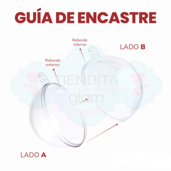 Producto - ESFERA ACRÍLICA ENCASTRABLE 6 CM - 3
