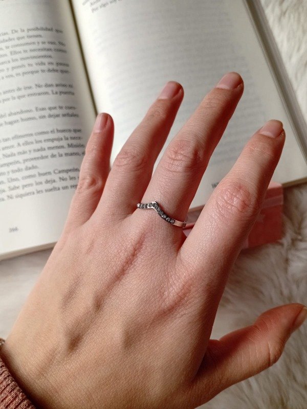 Producto - Anillo diana plateado