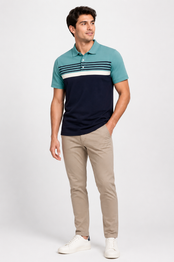 Producto - P5009 - Chomba Jersey Rayada