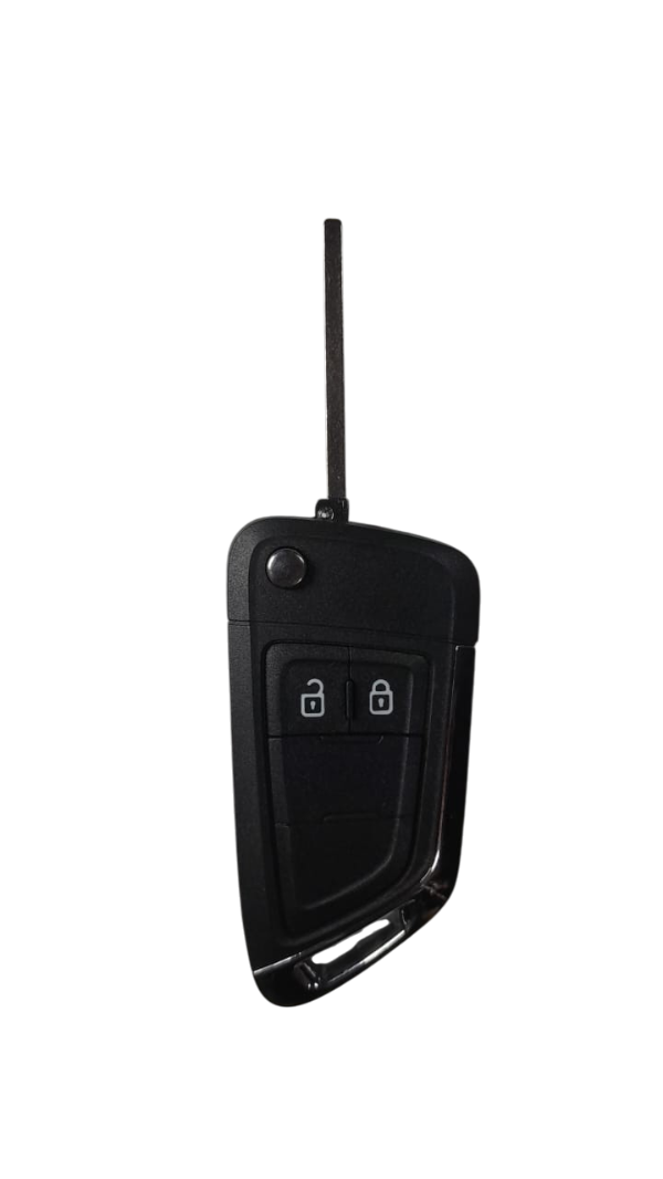 Producto - CARCASA CHEVROLET MOD. 2 BOTONES LLAVE ABATIBLE C/ HU100 PALETA LOGO CIRCULAR