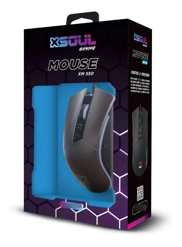 Producto - Mouse Gamer De Juego Soul Xm550 Game-xm550 Negro