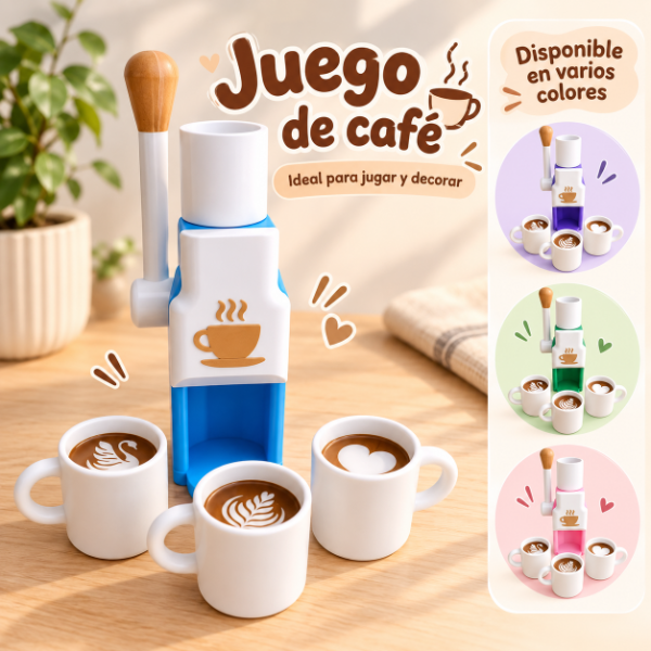 Producto - Juego de Café de Juguete - Impreso en 3D