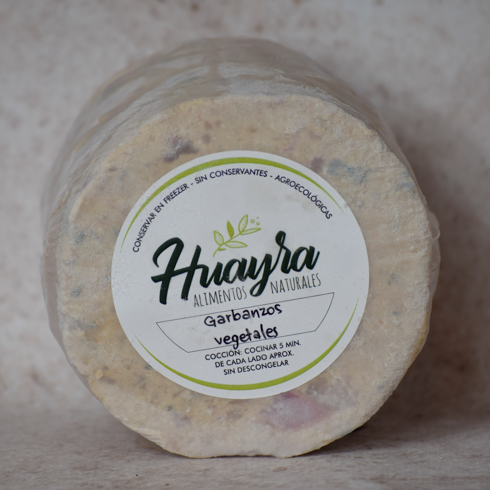 Producto - Hamburguesas de Garbanzo y vegetales de estación al wok - 4 u - Huayra