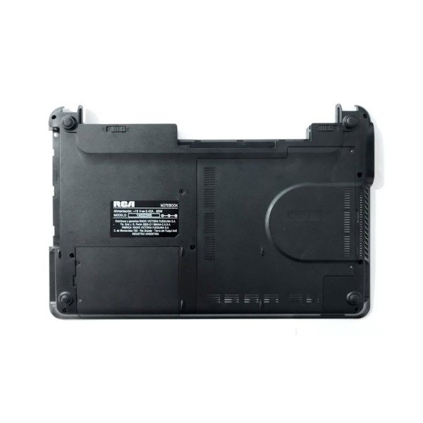 Producto - Carcasa base para notebook RCA Y40323W8. Repuesto original.