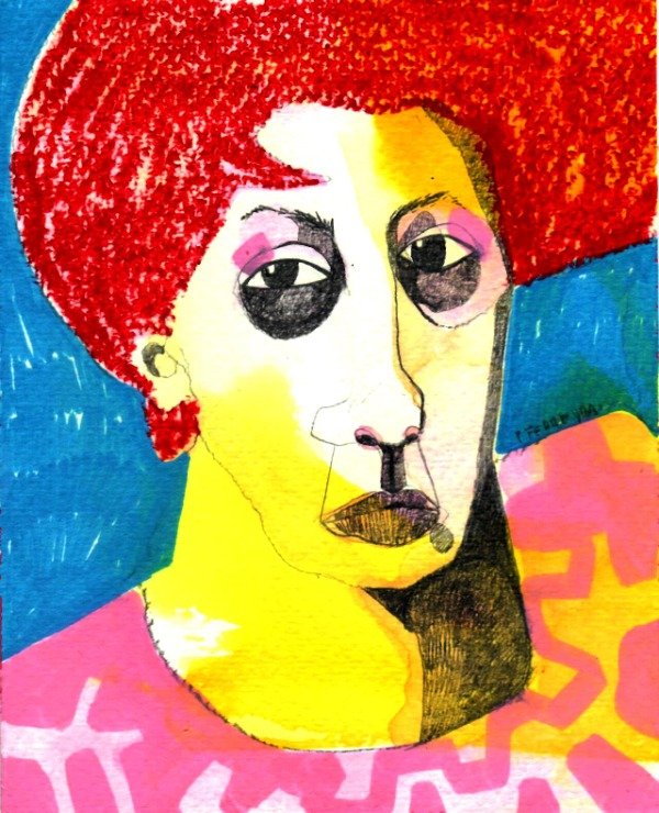 Producto - Mujer con pelo rojo