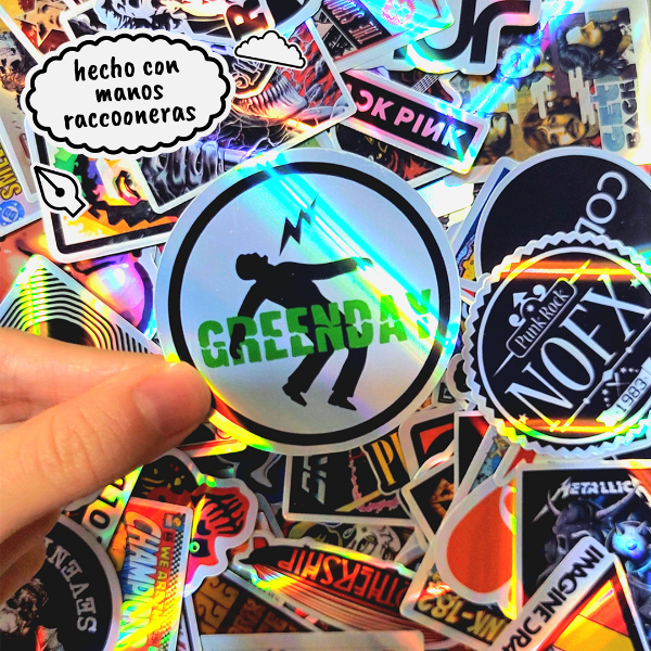 Producto - Stickers Holográficos (Resistente al agua)