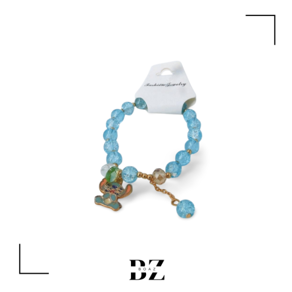 Producto - PULSERAS VIDRIO TRANSP. C/DIJE X PCS 2059-1