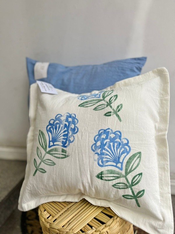 Producto - Funda de almohadon 40x40 - estampa flor