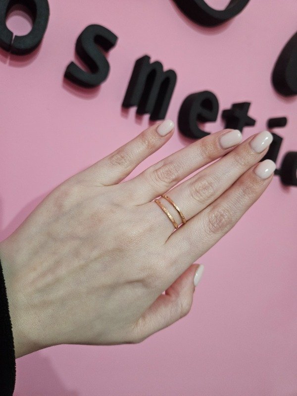 Producto - Anillo x2 alianza fina