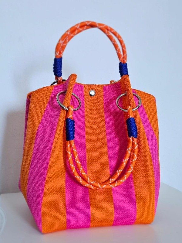 Producto - Cartera Mango-Fucsia y Naranja - 0