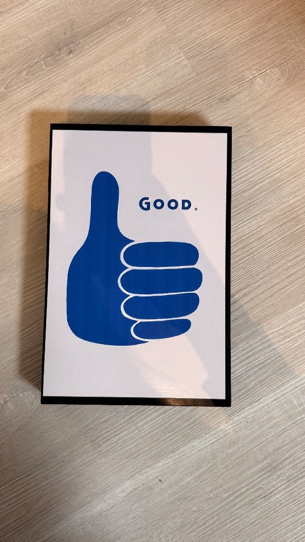 Producto - Cuadro decorativo 20 x 30 cm GOOD