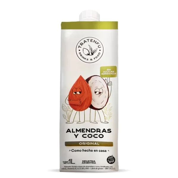 Producto - Bebida Vegetal a base de Almendras y Coco Sin Azúcar