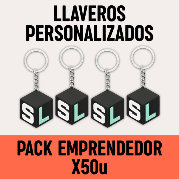 Producto - Pack Emprendedor: Llaveros Personalizados x 50 Unidades