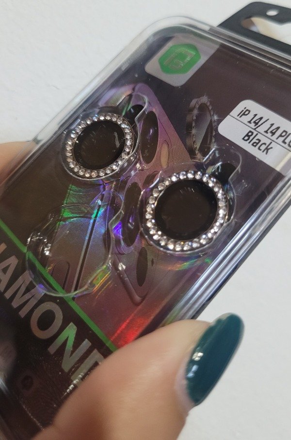 Producto - Iph 14 y iph 14 plus protector de camara black