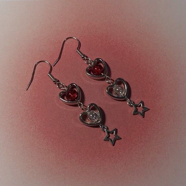 Producto - Aritos corazoncitos y estrella