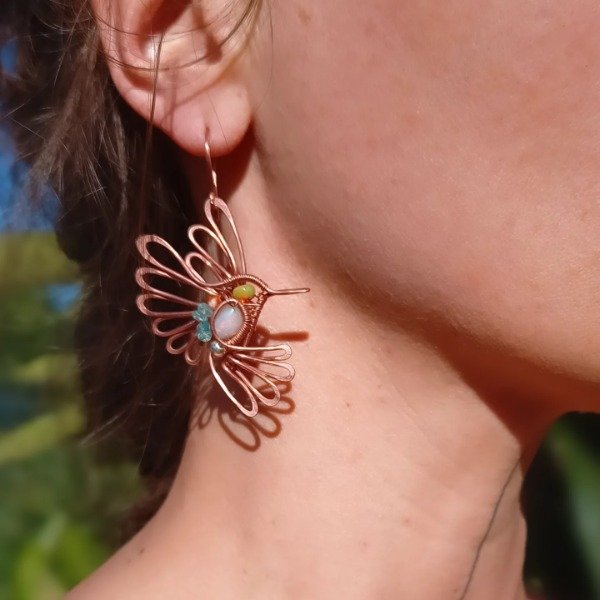 Producto - Colibrí dije o aro a elección.