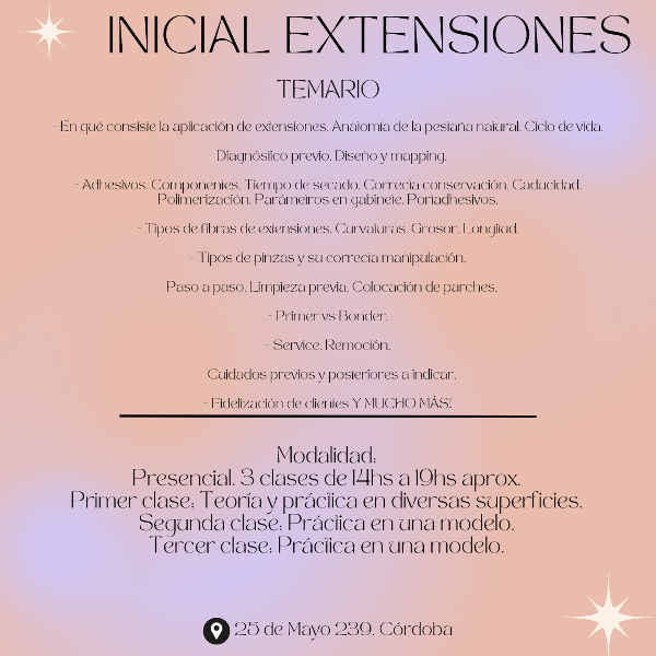 Producto - CURSO INICIAL EXTENSIONES