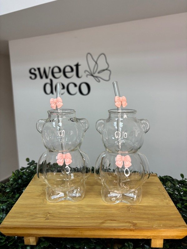 Producto - Vaso Osito Moño Rosa