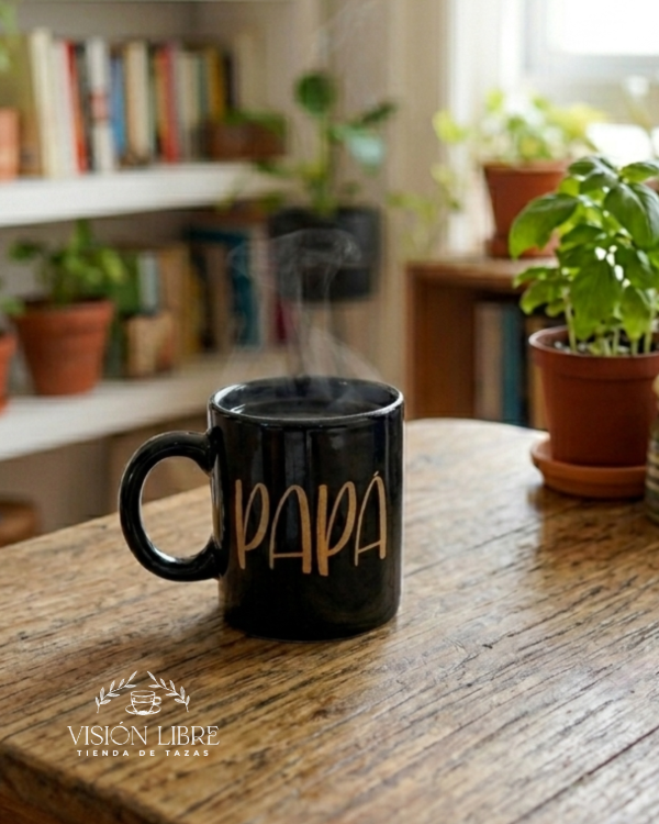 Producto - Tazas rectas negras papá - 0