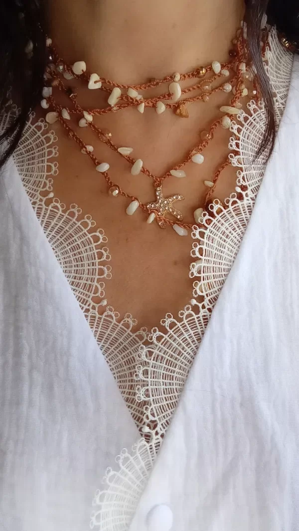 Producto - Collar Ipanema mil vueltas Nacar