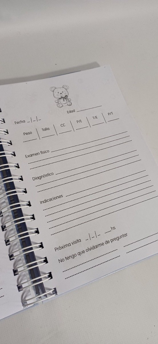 Producto - Cuaderno Pediatrico Luna y estrellas - 6