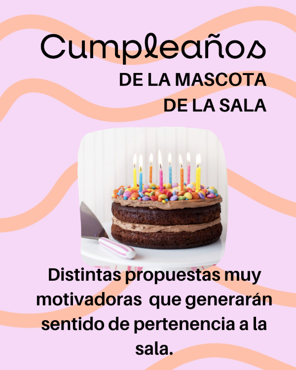 Producto - Jardín de ideas - El cumpleaños de la mascota de la sala