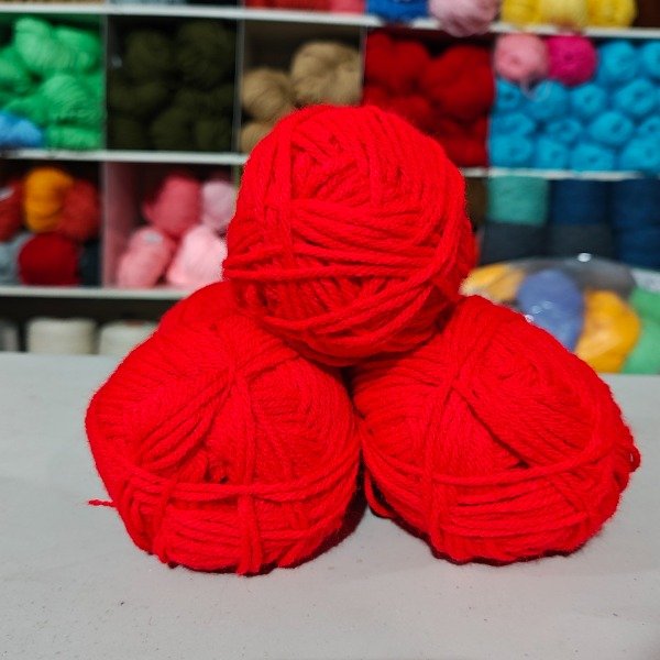 Producto - Cashmilon 4/7 - Rojo (ovillos)