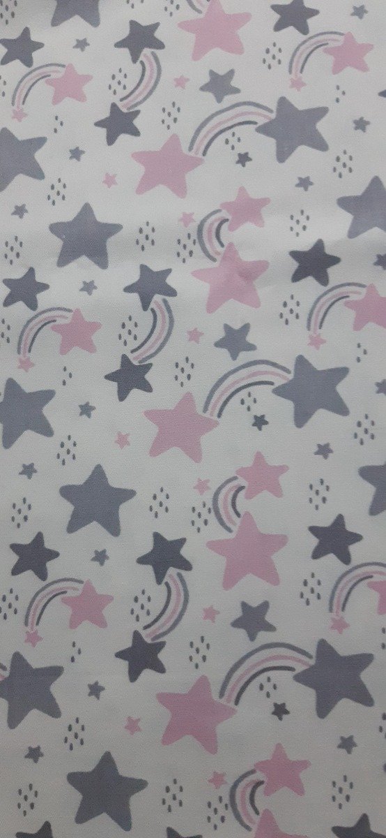 Producto - Babita estrellas gris con rosa