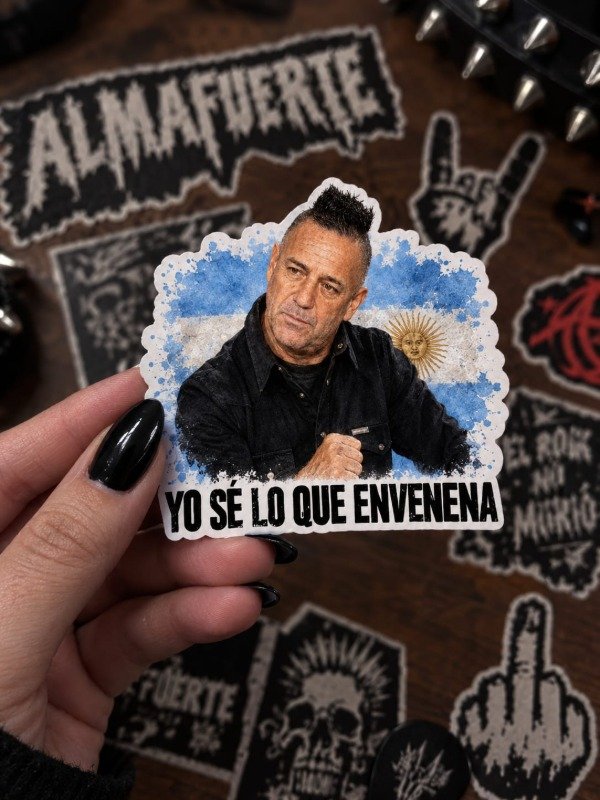 Producto - Sticker Ricardo Iorio // Yo se lo que envenena