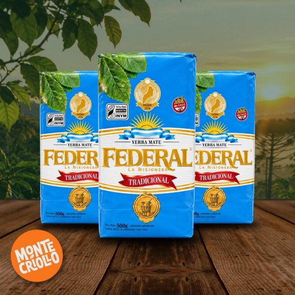 Producto - Yerba Mate Federal Tradicional (500g) - 0
