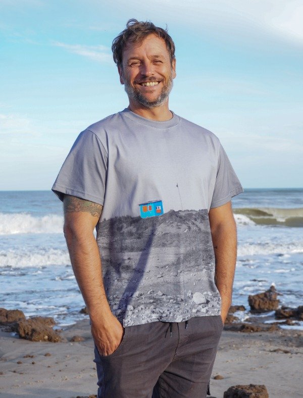 Producto - Remera Casita celeste