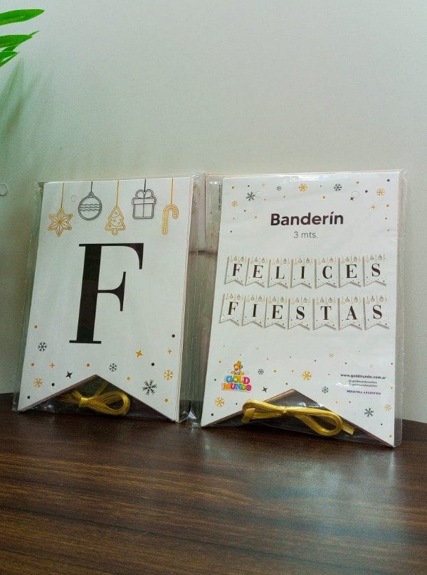 Producto - Banderín Felices fiestas