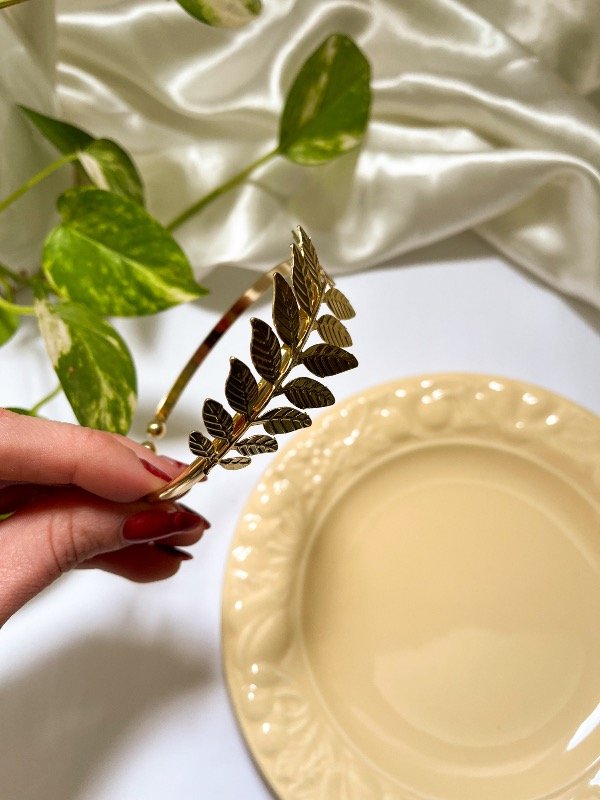 Producto - Brazalete ramo dorado