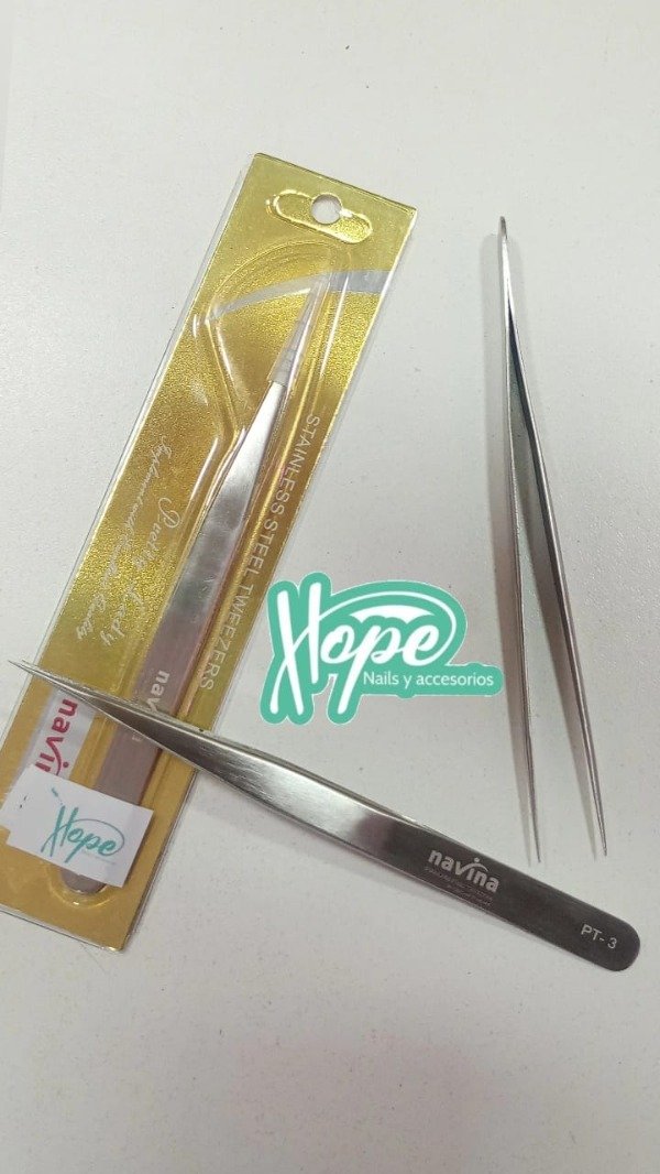 Producto - PINZA RECTA NAVINA PARA PESTAÑAS