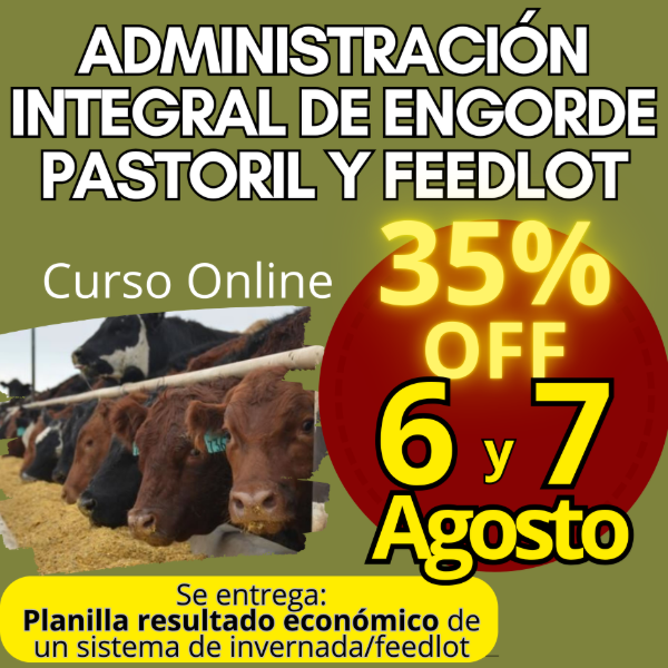 Producto - Curso Online: Administración Integral de Engorde Pastoril y Feedlot - 0