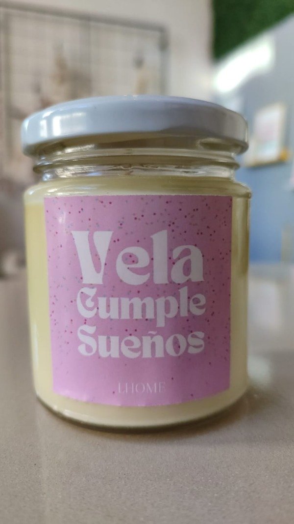 Producto - Vela Frasco con frases