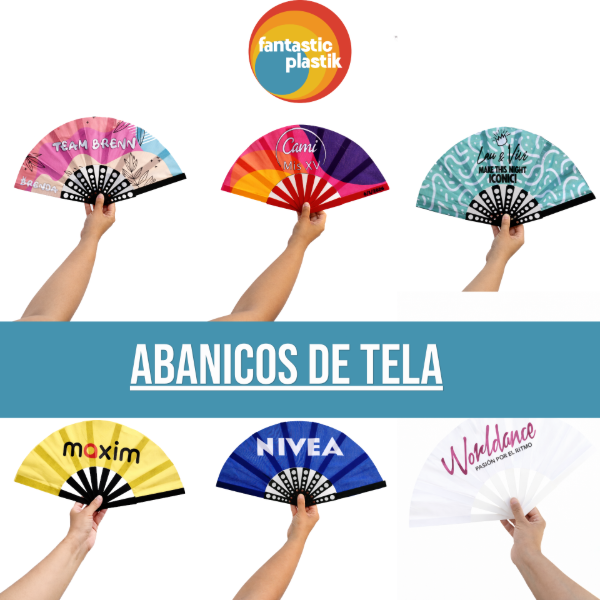 Producto - Abanicos de tela  personalizados Pedido mínimo 30 unidades