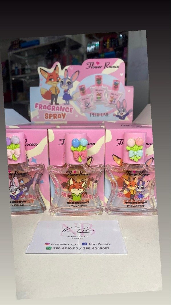 Producto - Perfumes zootopia