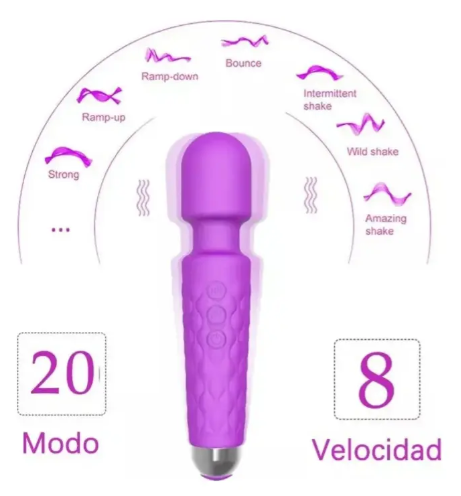 Producto - vibrador masajeador VARITA 20 frecuencias - 1