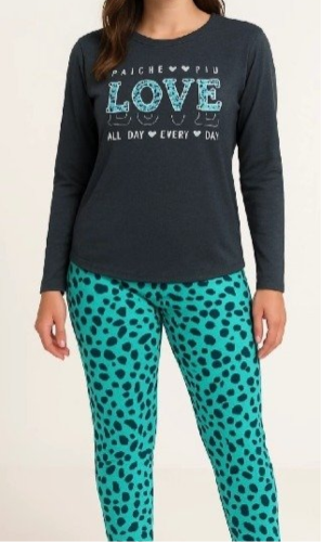 Producto - PIJAMA PIACHE PIU 655 ANIMAL PRINT LOVE