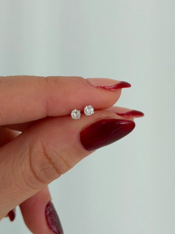 Producto - Abridores mini cubic blanco engarzado 3mm - 0